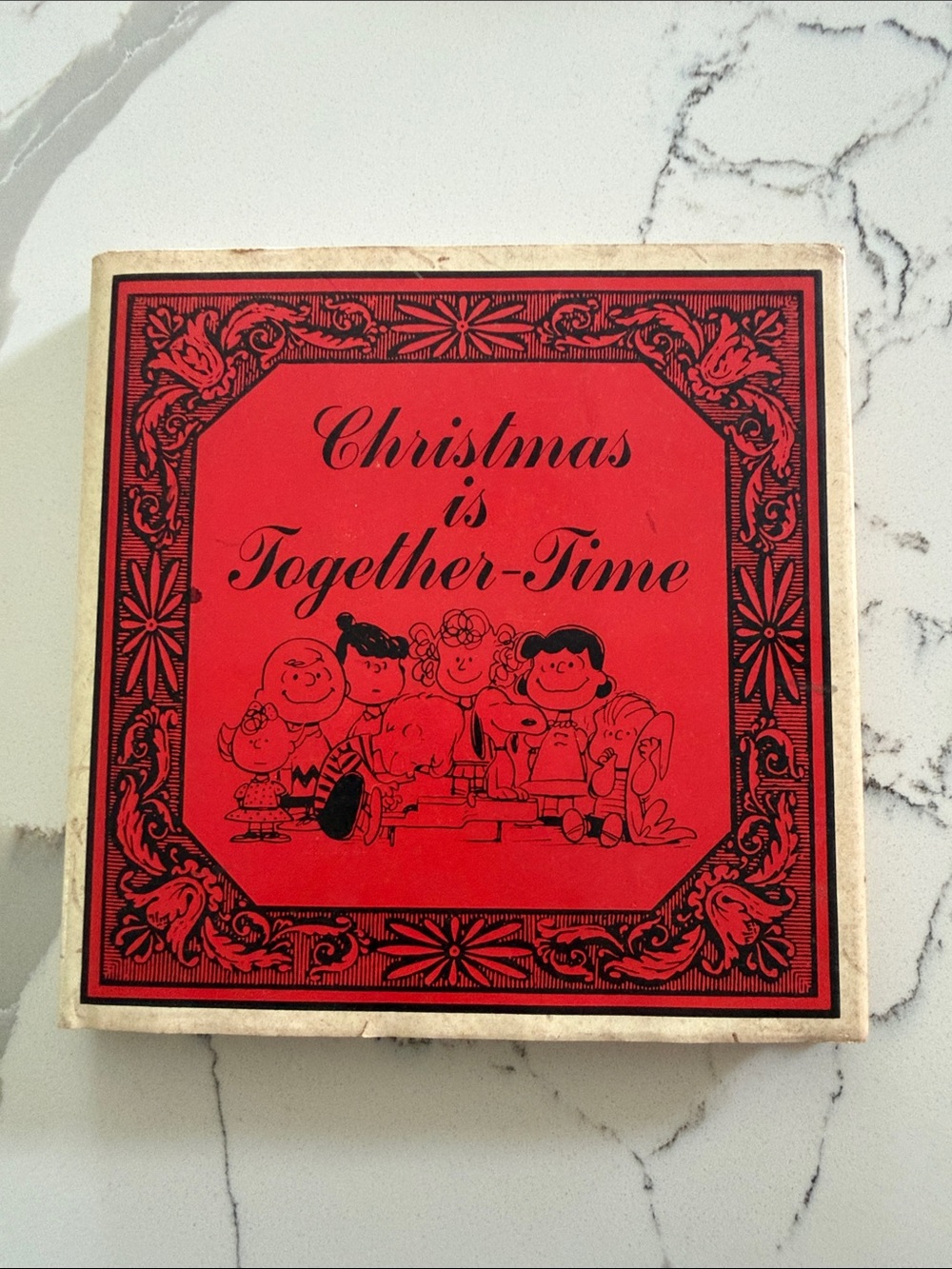 Vintage 'Christmas is Together-Time' Peanuts Holiday Box 1964